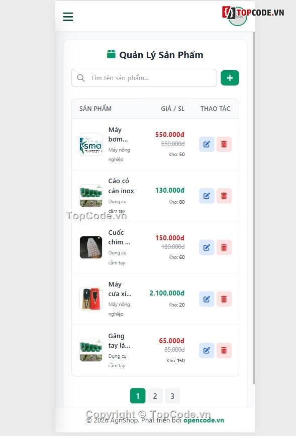 nông nghiệp,mới nhất,web bán dụng cụ
